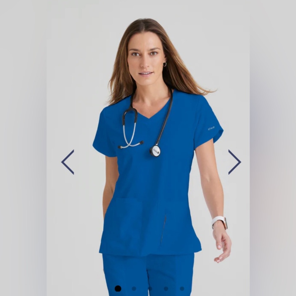 Grey’s Anatomy Galaxy Blue Scrub Set